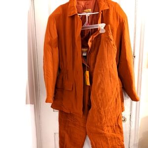 Vintage Silk Puffer Pants Set
